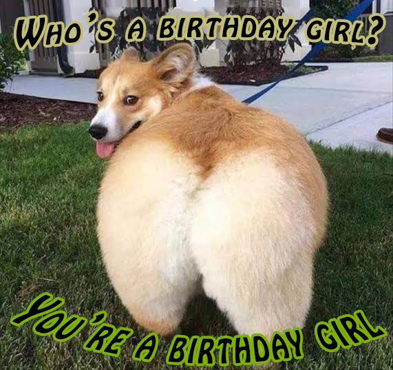 Who's a birthday girl? You're a birthday girl